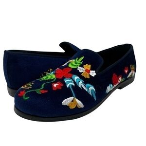 May Anthony Embroidered Floral Women's Loafers
